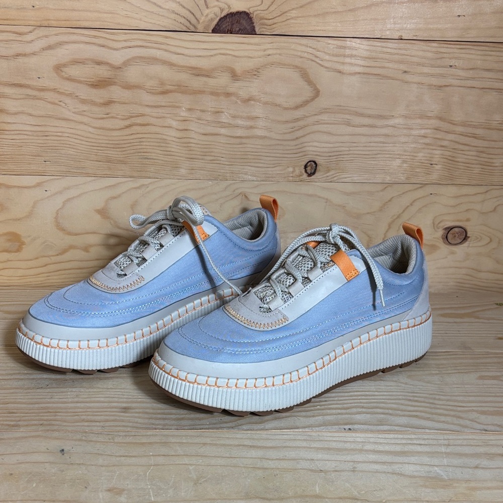 Cougar Stylish Blue and‎ Orange Sneakers